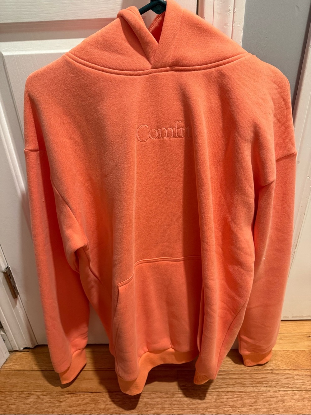 Comfort Coral Hooded Pullover Sweatshirt - Women